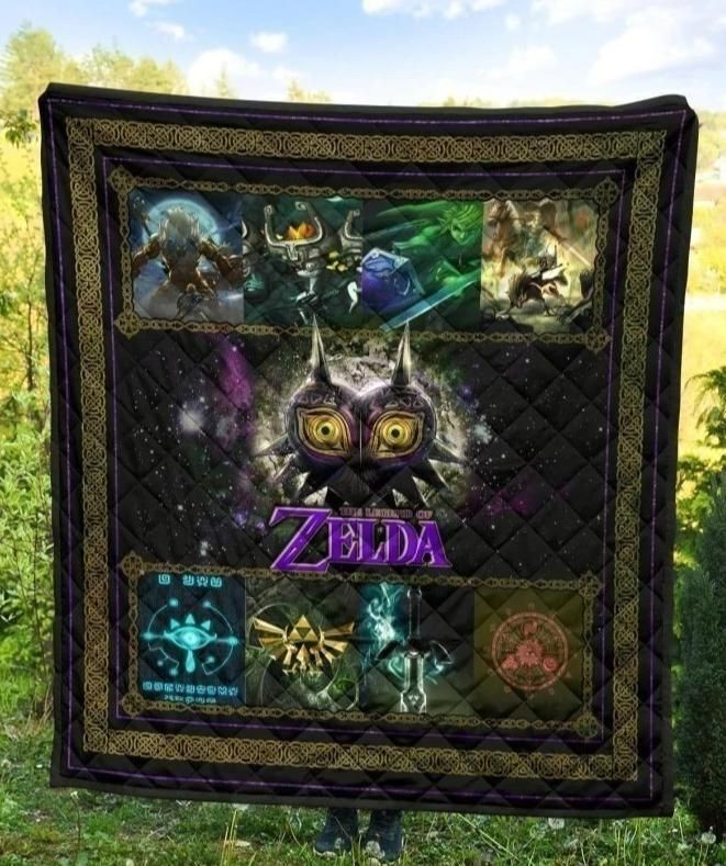 The Legend Of Zelda Quilt Blanket For Fan Quilt Blanket TN01