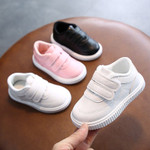 Kids Sneakers Girls Trainers Boys Shoes Children Leather Shoes White Black School Running Shoes Pink Sports Shoes Flexible Sole