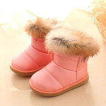 Children Warm Boots Boys Girls Winter Snow Boots with Fur 1-6 Years Kids Snow Boots Children Soft Bottom Shoes