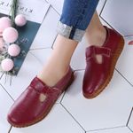 Summer Women Flats Shoes Cutouts Genuine Leather Loafers Shoes Woman Breathable Ballet Flats Oxford Women Casual Shoes