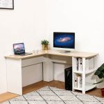 Home office corner desk computer table study office desk L-shaped