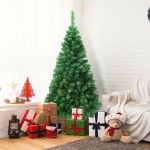 5Ft Artificial PVC Christmas Tree Christmas Artificial Tree Decorations, with Storage Bag, Easy Assembly