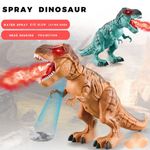 Walking Dinosaur Toy With Eggs, Dinosaur Spray Projection Christmas Gift Remote Control Electronic Dinosaur Robot