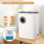 Dehumidifier for Home and Basements, Air Purifier 1200ML, Large Water Tank, Mute, Air Dryer