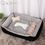 Orthopedic Bone Dog Bed For Small Medium Large Dog Soft Pet Bed