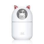 Humidifiers for bedroom kids, LED Light Cartoon Cat Design