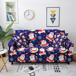 Christmas Pattern Premium Elastic Sofa Cover For Living Room Sofa Slip Covers Pet-Friendly and Stain-Resistant