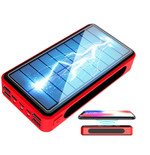80000Mah Power Bank Solar Or Wireless Portable Phone Fast Charging 4 Usb Charger