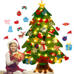 Diy Kid Felt First Christmas Tree For Toddlers - Kid Gift For Children Door Wall Hanging Decoration