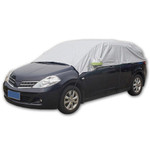 Half Car Cover Sun Uv Snow Dust Rain Resistant Durable Covers 3.2Mx1.75M Automobile