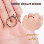 Ring Re-Sizer 8/12/34 Set Silicone Invisible Ring Size Adjuster Guard Tightener Resizing Jewelry