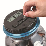 1.5L Piggy Bank Counter Coin Electronic Digital Lcd Counting Coin Money Saving Box Jar Coins
