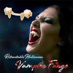 Retractable Halloween Vampire Fangs Vampire Teeth Horror Bloody Vampire Party Decor