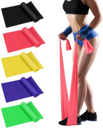 Fitness Exercise Band, Resistance Band With 5 Resistance Levels, Skin-Friendly Elastic Band Suitable