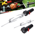 Barbecue Grill Kit, A Full Set Of Grilling Kit, With Fork Rod Meat Fork Electric Motor Barbecue