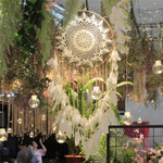 Asibikaashi Dream Catchers Macrame Beige 40Cm Large Round Hanging Dreamcatchers Christmas Decoration