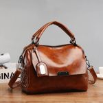 Luxury Ladies purses and handbags Vintage Rivet Handbags PU Leather Women Bag Sequined Shoulder Bag Women Leather Handbags