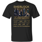 Sherlock T-shirt 10th Anniversary 2010 - 2020 Tee MT02-Bounce Tee