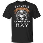 Never Underestimate A May Old Man Mandalorian T-shirt MT05-Bounce Tee