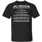 5 Things You Should Know About Me Dad T-shirt VA05-Bounce Tee