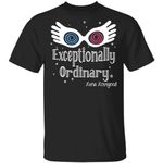 Harry Potter Luna Lovegood T-shirt Exceptionally Ordinary Tee VA01-Bounce Tee