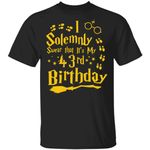 I Solemnly Swear That It's My 43rd Birthday T-shirt Harry Potter Tee MT01-Bounce Tee