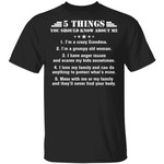 5 Things You Should Know About Me Grandma T-shirt VA05-Bounce Tee