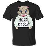 Depressed Inosuke Shirt Demon Slayer Tee-Bounce Tee
