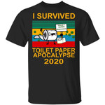 I Survived Toilet Paper Apocalypse 2020 T-shirt Coronavirus Tee MT03-Bounce Tee