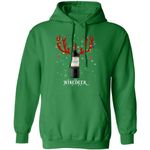 Winedeer Reindeer Concha Y Toro Wine Hoodie Christmas Cool Xmas Gift Ha11 Irish Green / S