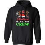 Christmas Hoodie Secretary Crew Reindeer Sweater Xmas Gift Shirt MT10-Bounce Tee