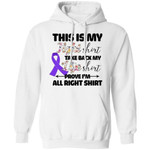 This Is My Fight Shirt Hodgkin Lymphoma Awareness Hoodie Cancer Warrior HA09-Bounce Tee