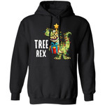 Tree Rex Hoodie T Rex Christmas Hoodie Funny Xmas Gift PT11-Bounce Tee