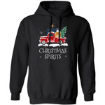 Christmas Spirits Canadian Mist Hoodie Whisky On Red Truck Xmas Gift VA10-Bounce Tee
