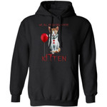 We All Meow Down Here Kitten Pennywise Hoodie Funny Halloween Gift VA09-Bounce Tee