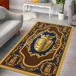 MahaloHomies Rug Coat of Arms of Henry IV of France Living Room Decoration