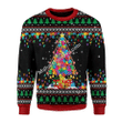 Merry Christmas Mahalohomies Unisex Christmas Sweater Autism Christmas Tree 3D Apparel