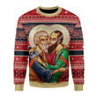Merry Christmas Mahalohomies Unisex Christmas Sweater St. Apostles Peter and Paul 3D Apparel