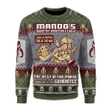 Merry Christmas Mahalohomies Unisex Christmas Sweater Mando's Bountry Hunting 3D Apparel