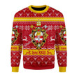 Merry Christmas Mahalohomies Unisex Christmas Sweater John XXIII Coat Of Arms 3D Apparel