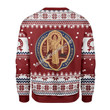 Mahalohomies Unisex Christmas Sweater Saint Benedict Medal 3D Apparel