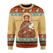Merry Christmas Mahalohomies Unisex Christmas Sweater Saint Francis God Of Animal And Environment 3D Apparel