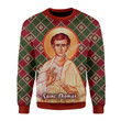 Merry Christmas Mahalohomies Unisex Christmas Sweater Thomas the Apostle 3D Apparel