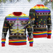 Merry Christmas Mahalohomies Unisex Ugly Christmas Sweater LGBT Dragon Christmas Tree 3D Apparel