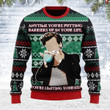Mahalohomies Unisex Christmas Sweater Harry Styles Vouge Cover 3D Apparel