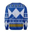 Merry Christmas Mahalohomies Unisex Christmas Sweater Blue Power Ranger 3D Apparel