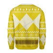 Merry Christmas Mahalohomies Unisex Christmas Sweater Yellow Power Ranger 3D Apparel