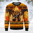 Merry Christmas Mahalohomies Unisex Christmas Sweater LOTR You Shall Not Pass 3D Apparel