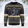 Merry Christmas Mahalohomies Unisex Christmas Sweater Elvish Circle 3D Apparel