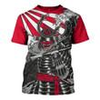 MahaloHomies Unisex T-shirt Samurai Red 3D Costumes